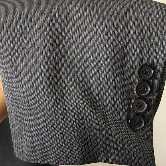 Ermenegildo Zegna Traveller Charcoal Gray Three Button Blazer Jacket Size 56R - Picture 5 of 12